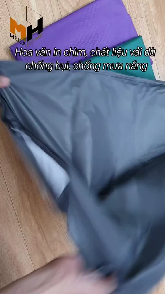 Vỏ bọc máy giặt cửa ngang, áo trùm máy giặt cửa ngang, chất liệu vải dù cao cấp