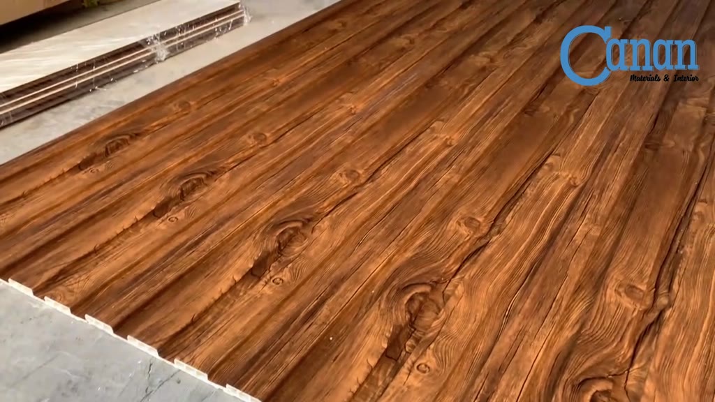 Tấm Nhựa PVC Ốp Tường Lam 3 Sóng Thấp 3000x195x12mm [Thanh 3m Cắt Đôi 1m48] - Lam Sóng Cao Cấp | BigBuy360 - bigbuy360.vn