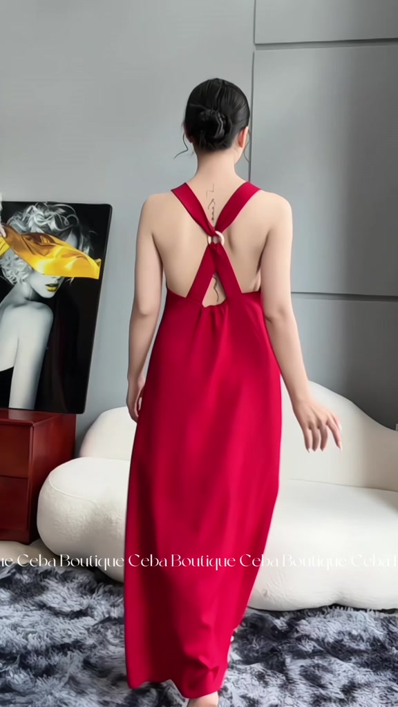 Đầm Suông Nữ Vải Linen Xược Có Mút D83 Phối Khoan Gỗ Gợi Cảm CEBA BOUTIQUE | BigBuy360 - bigbuy360.vn