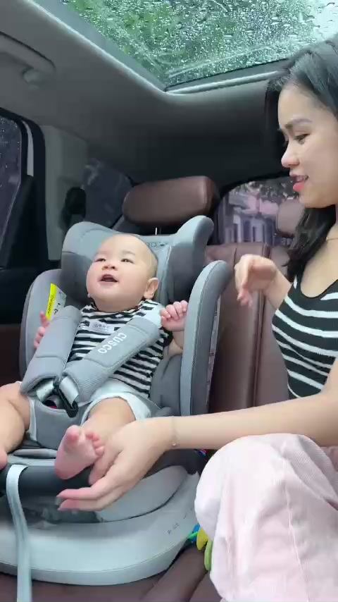 Ghế ô tô xoay 360 độ Zaracos Cusco 6406  có Isofix - Mint, dùng từ 0-12 tuổi