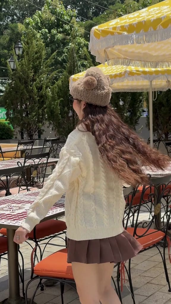 Áo Len Nữ  Nikaru Cardigan Có Cúc Dễ Thương, Áo Cardigan Nữ Vải Len Lông Thỏ Thu Đông Glamchic | BigBuy360 - bigbuy360.vn