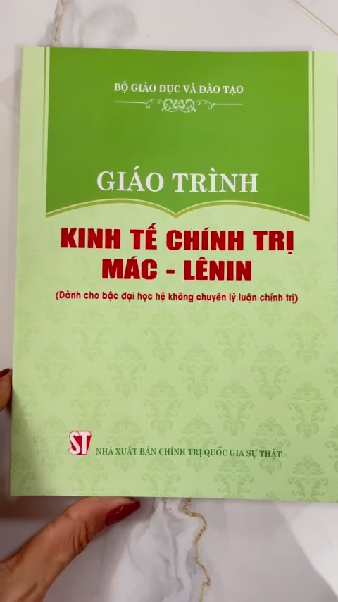 Sách - Giáo Trình Kinh Tế Chính Trị Mác - Lênin (Dành Cho Bậc Đại Học Hệ Không Chuyên Lý Luận Chính Trị) | BigBuy360 - bigbuy360.vn