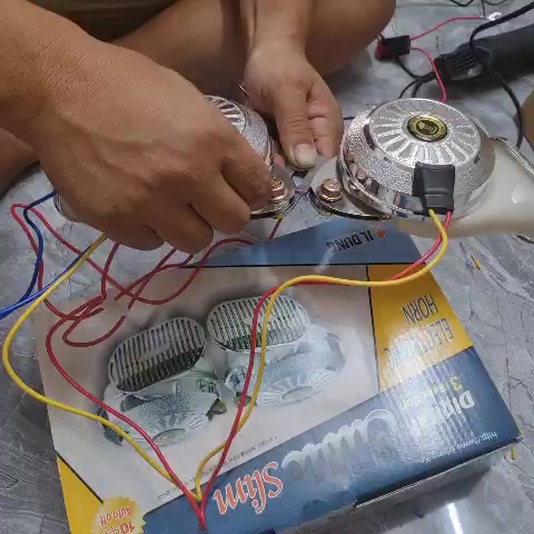 Còi ngân 3 giọng không bình hơi vẫn âm thanh siêu to