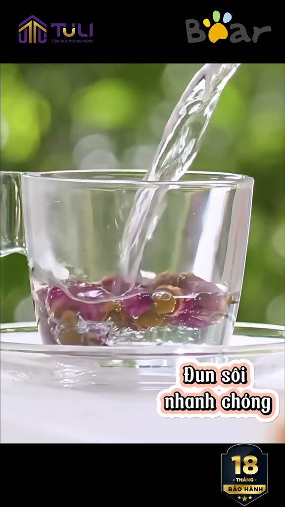 Những mẫu ấm siêu tốc chính hãng Bear đẹp và bán chạy trên thị trường