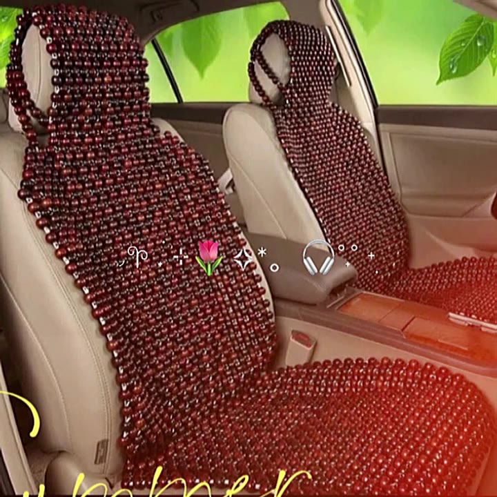 Tựa lưng hạt gỗ nhãn