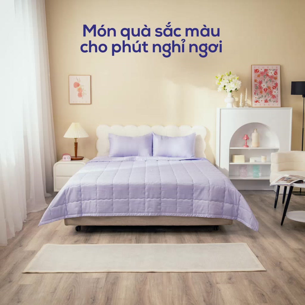 [ĐƠN 800K TẶNG 1 GỐI] Bộ Ga Gối 3 Món Goodnight Airsilk 20cm, Ga Giường Tencel Cao Cấp Mềm Mại, 9 Màu | BigBuy360 - bigbuy360.vn