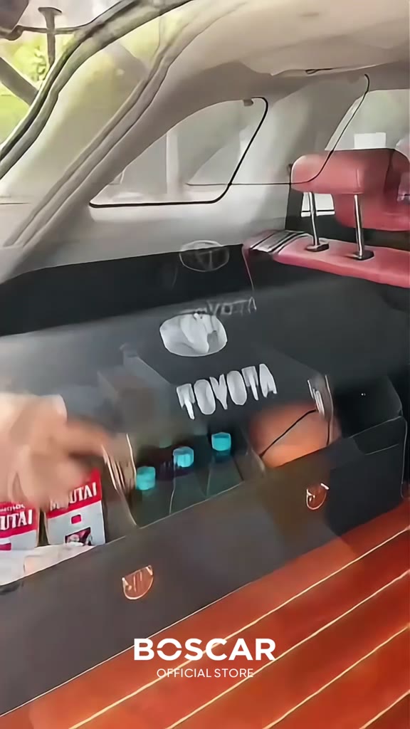 Thùng Đựng Đồ Cốp Ô Tô Gấp Gọn Logo các hãng xe