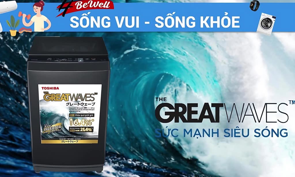 Gợi ý những mẫu máy giặt Toshiba 9kg phù hợp cho gia đình