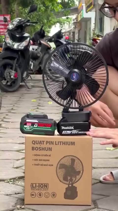 🔥Makita Tích Điện 2 Cấp Độ Gió Siêu Mát ZDS Quạt Tĩch Điện Pin 5-10 Cell Dùng Liên Tục 2H-4H, Quạt Pin | BigBuy360 - bigbuy360.vn