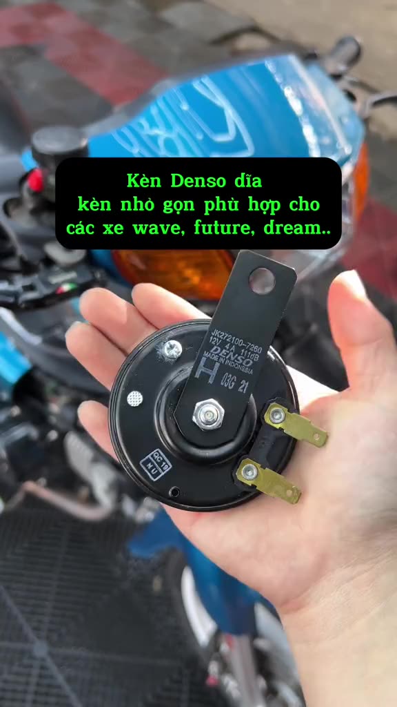 Còi đĩa . Còi ô tô, xe máy 12v nhập khẩu INDONESIA