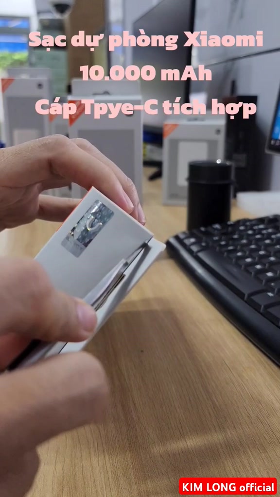 Pin sạc dự phòng Xiaomi 10000mAh Cáp Type-C Tích hợp 22,5W In/Out Type-C - Hàng chính hãng | BigBuy360 - bigbuy360.vn