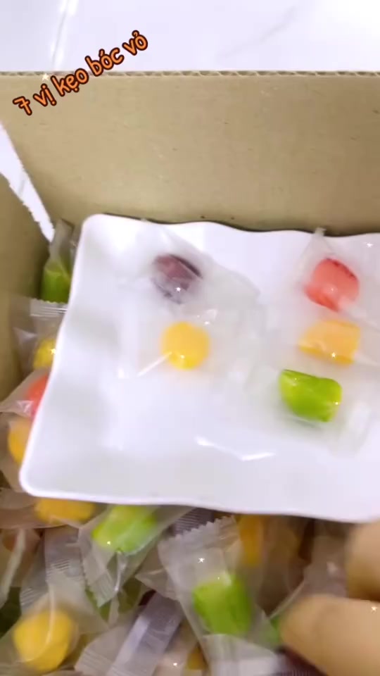 1KG KẸO DẺO TRÁI CÂY BÓC VỎ SIÊU HOT, LÀM MƯA LÀM GIÓ HIỆN NAY