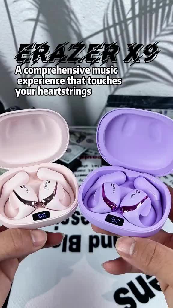 ERAZER Open Ear X9 Tai nghe thể thao Bluetooth không dây 5.4 OWS Tai nghe giảm tiếng ồn HiFi Stereo có Mic | BigBuy360 - bigbuy360.vn