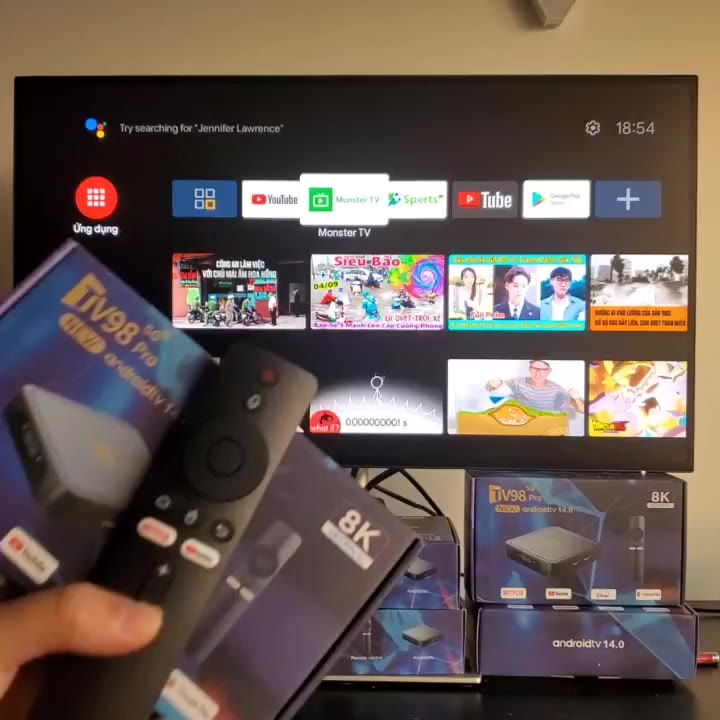 Android TV Box Tv98 Pro 8K Crack ATV 14