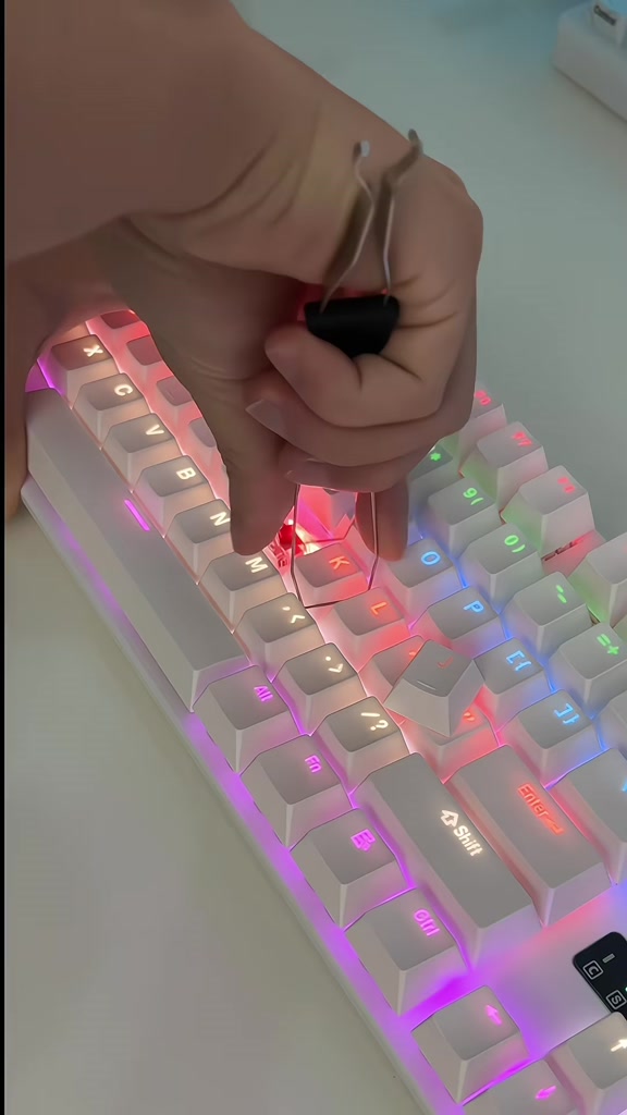 Bàn phím cơ Gaming Ziyou K550 V4 Red Switch TKL 87 phím, LED Rainbown , phím ABS xuyên LED | BigBuy360 - bigbuy360.vn