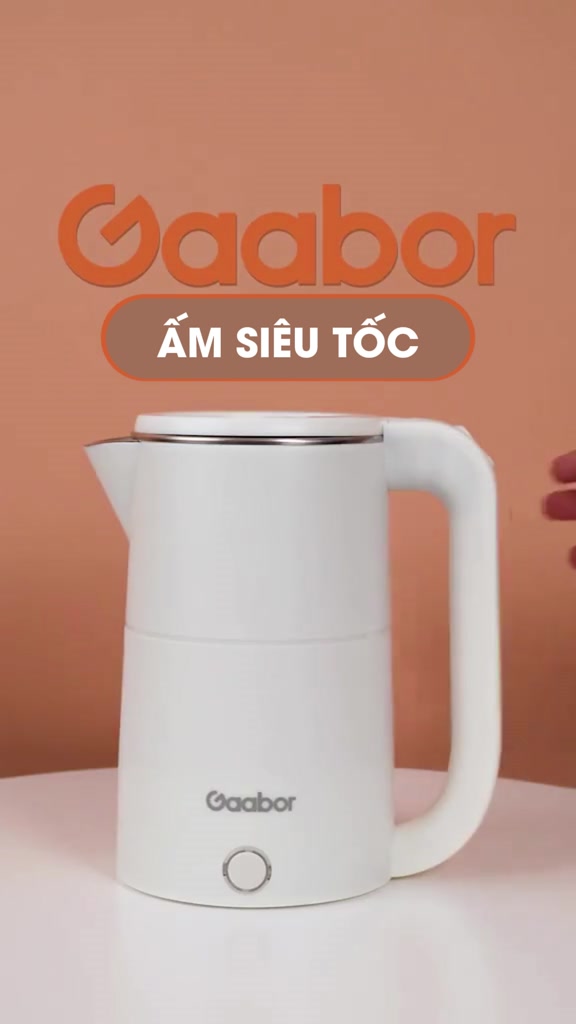 [Độc quyền Shopee] Ấm siêu tốc Gaabor EK20M-WH02A