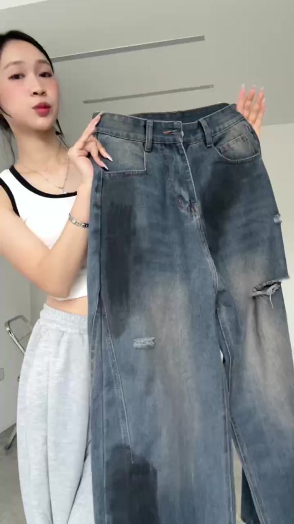 Quần Jeans Dài Ống Rộng Thụng Wash Form Unisex Tôn Dáng Nam Nữ Nhiều Màu_SSSTore.Aesthetic | BigBuy360 - bigbuy360.vn