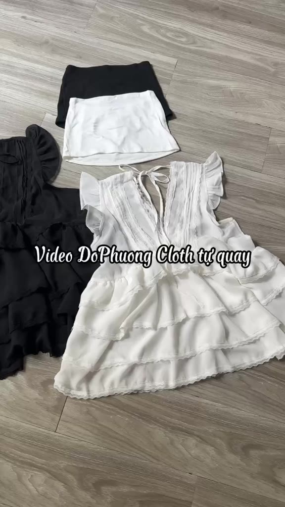 (HÀNG L1 CHẤT VOAN TẶNG QUÂY SẴN SM) Áo kiểu nữ cổ V tay cánh tiên phối ren tầng “LyLy” phù hợp cho mùa hè đi biển | BigBuy360 - bigbuy360.vn