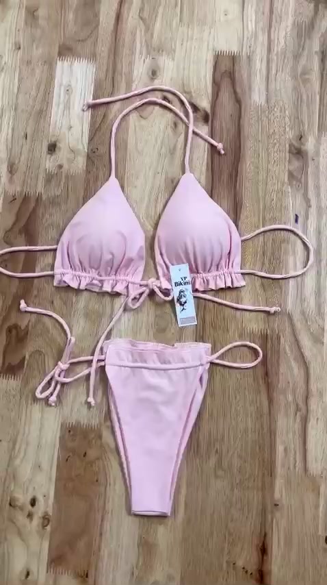 Bikini 2 mảnh áo tắm giác rút dây quần ạhip nhỏ( che tên- sẵn hàng) | BigBuy360 - bigbuy360.vn