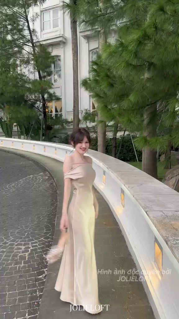 Váy lụa dự tiệc du lịch thiết kế Joy Dress JOLIE LOFT, đầm dáng dài thanh lịch đi chơi đi tiệc | BigBuy360 - bigbuy360.vn