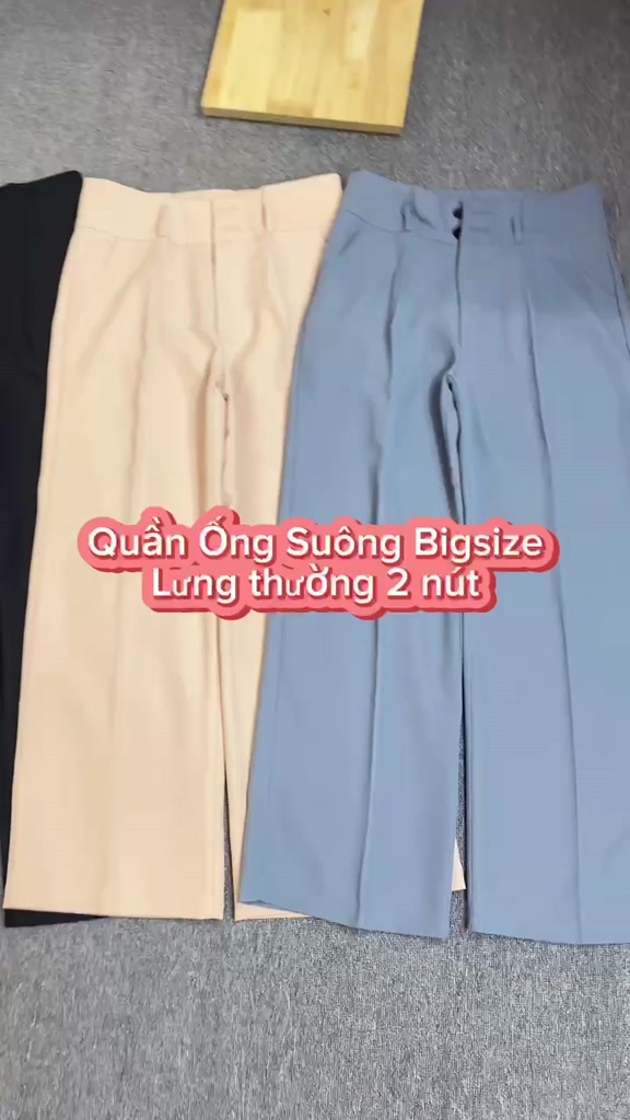 Quần Tây Nữ Ống Suông Rộng Bigsize 55–85kg Cạp Cao Chun Co Giãn Che Khuyết Điểm SUONGTAY – 2KJeans | BigBuy360 - bigbuy360.vn