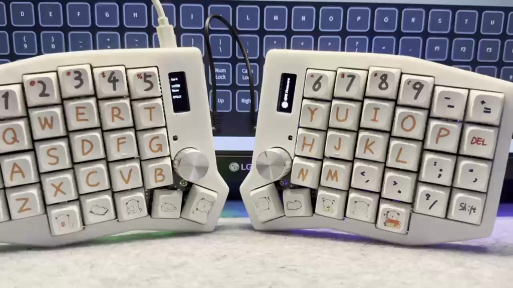 Bàn Phím Sofle RGB V2.1 Chỉ Dùng Dây Hoàn Thiện Keyboard Split Sử Dụng Atmega32u4 Keymap QMK VIA | BigBuy360 - bigbuy360.vn