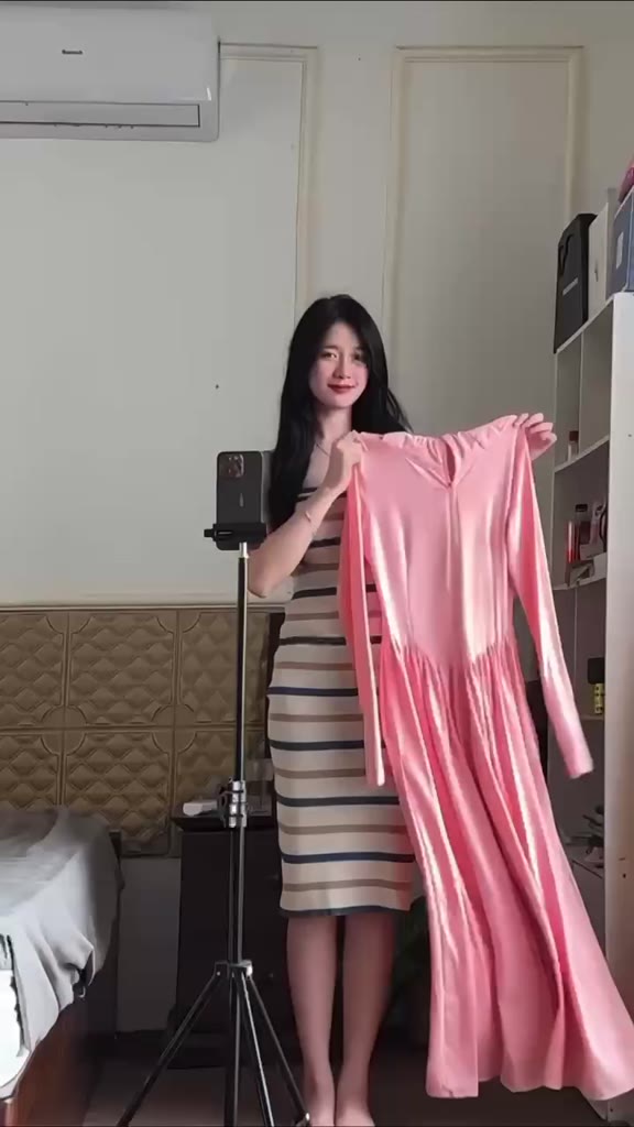 Áo Khoác Chống Nắng Toàn Thân Nữ 2 Lớp Dáng Váy Vải Thun Lạnh Mềm Mịn Mát Chống Tia UV-Anh Quân | BigBuy360 - bigbuy360.vn
