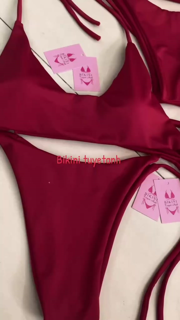 [HCM - Che Tên Sp] Bikini 2 Mảnh Cổ Chữ U Quần Tam Giác, HM Bikini | BigBuy360 - bigbuy360.vn