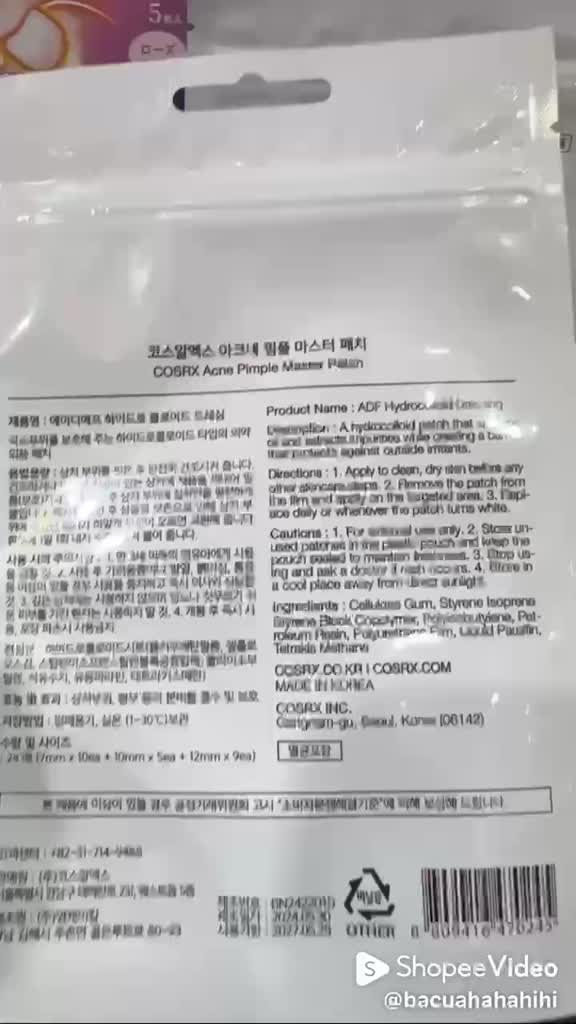 Miếng Dán Mụn Cosrx Acne Pimple Master Patch | BigBuy360 - bigbuy360.vn