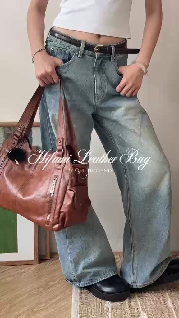 [ Tặng 𝗦𝘂𝘀𝘂𝘄𝗮𝘁𝗮𝗿𝗶 ] 𝗛𝗶𝗳𝘂𝗺𝗶 ひふみ 𝗟𝗲𝗮𝘁𝗵𝗲𝗿 Bag - Túi Da Phong Cách Y2K HIFUMI ( Ouithebrand ) | BigBuy360 - bigbuy360.vn