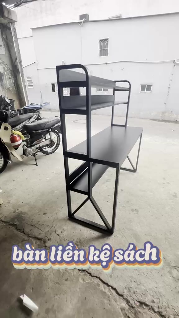 [HUONG GIANG FURNITURE] Bàn Làm Việc Có Kệ Sách BKS Chân Sắt Mặt Gỗ MDF – Hiện Đại, Đa Năng, Tiện Lợi | BigBuy360 - bigbuy360.vn