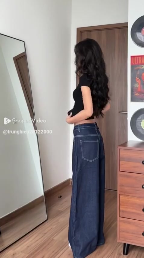 COMBO SET JACKET & BAGGY JEANS - Set bộ áo khoác jeans & quần baggy jeans ống rộng form unisex nam nữ. | BigBuy360 - bigbuy360.vn