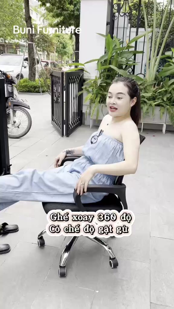 Ghế Xoay Văn Phòng Làm Việc 4005 Cao Cấp, Ghế Làm Viêc, Ghế Chân Xoay Giá Rẻ Chất Đệm Dày Êm | BigBuy360 - bigbuy360.vn