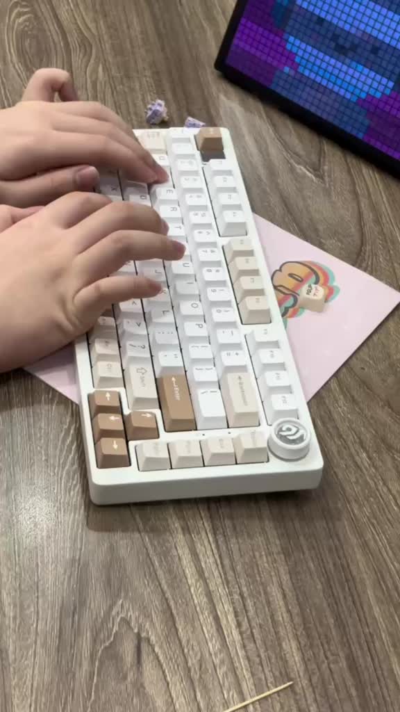 Leobog Hi75C Pro bàn phím cơ Nhôm Cnc/ 3 chế độ kết nối/ Led Rgb /Núm tuỳ chỉnh âm thanh đã Mod Tungcustom | BigBuy360 - bigbuy360.vn