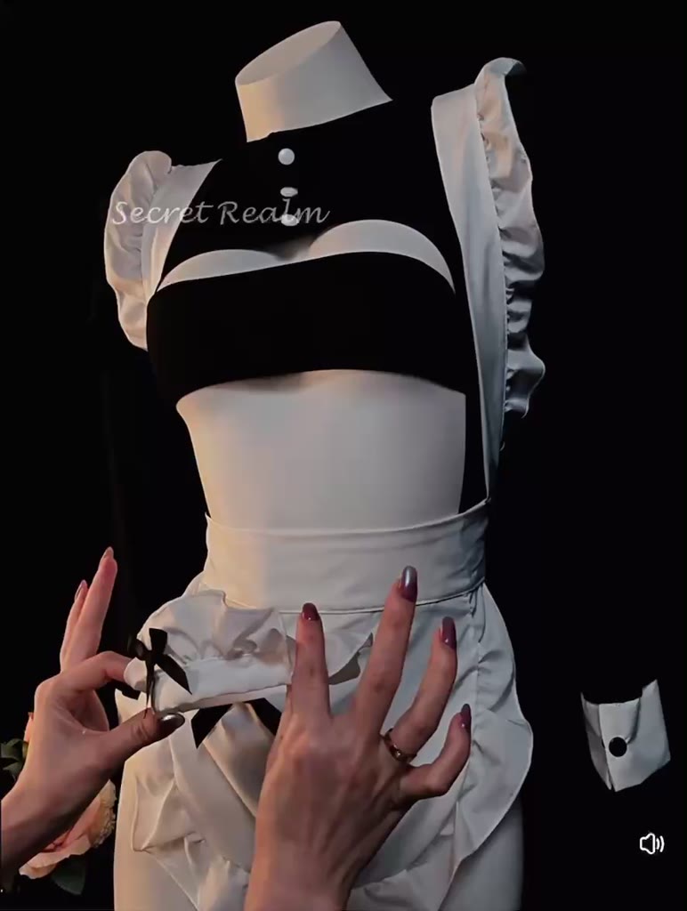 [ Full Size 40-100Kg ] Cosplay Hầu Gái Tạp Dề Dài Tay 8340 MAINIA STORE | BigBuy360 - bigbuy360.vn