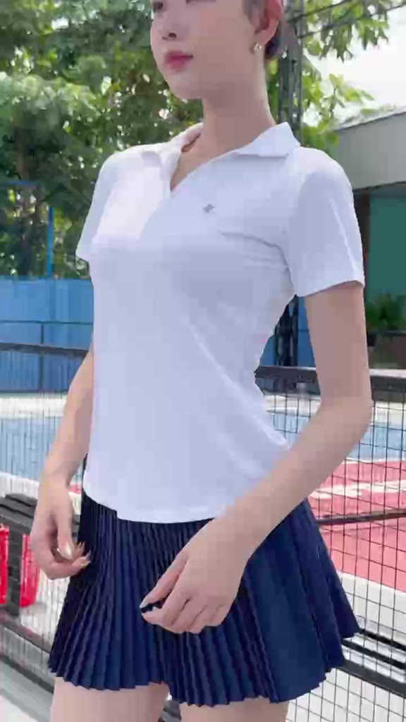 Áo polo thể thao nữ Reeta cổ áo polo,chất liệu thun co giãn,mềm mịn tập tennis, cầu lông, pickleball,chạy bộ...A086 | BigBuy360 - bigbuy360.vn