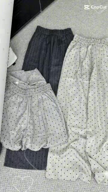 Quần suông ống rộng kẻ tim mẫu mới phong cách hàn quốc sang chảnh | BigBuy360 - bigbuy360.vn