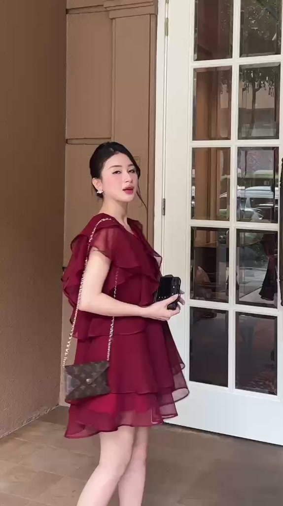 LAVIA DRESS / 3 MÀU ĐỎ - VÀNG - KEM | BigBuy360 - bigbuy360.vn