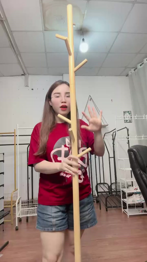 Cây Treo Mũ Gỗ - Giá Treo Đồ Thông Minh, Treo Túi Xách Tiết Kiệm Không Gian | BigBuy360 - bigbuy360.vn