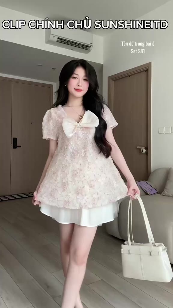 ( Chuẩn Hình L1 Kèm Quần Nhỏ) Đầm Váy Ống Tơ Ren Hoa Đính Hoa To Xoè 2 Lớp Tà Dài Đi Biển | BigBuy360 - bigbuy360.vn