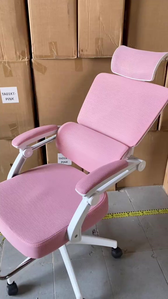 Ghế Công Thái Học Cao Cấp {PTS08}, Ghế Ngã Lưng Văn Phòng, Đệm Ngồi Rộng Rãi, Lưng Ghế Chuẩn Công Thái Học Giảm Đau Lưng | BigBuy360 - bigbuy360.vn