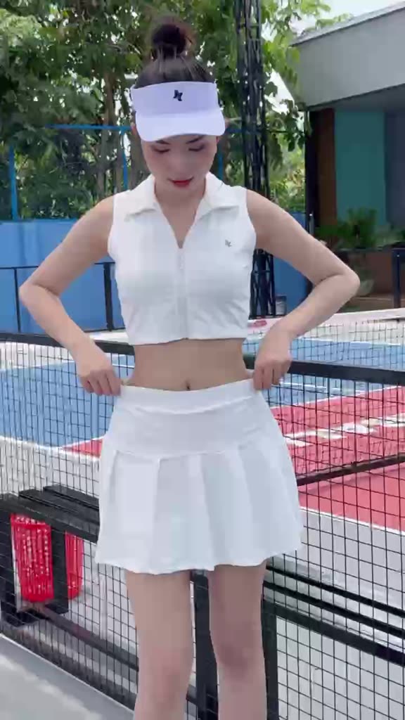 Chân váy pickle ball xếp ly thể thao 2 lớp Reeta chất vải co giãn mềm mịn tập pickle ball, golf, tennis,cầu lông…-A014 | BigBuy360 - bigbuy360.vn