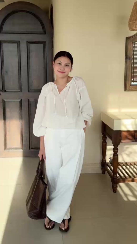 Quần dài kaki nhăn xếp ly ống rộng 𝐒𝐎𝐌𝐒 | 𝐌𝐨𝐫𝐢 𝐏𝐚𝐧𝐭𝐬 | BigBuy360 - bigbuy360.vn
