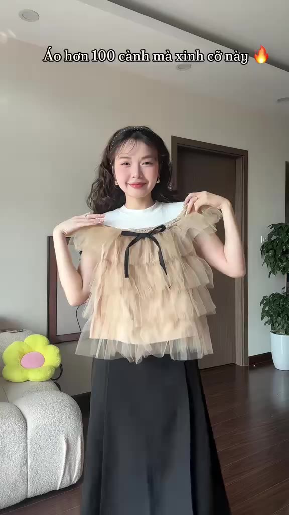 Áo nữ trễ vai ren nhiều tầng Dilyshop dáng tiểu thư công chúa chất ren mềm không ngứa - A124 | BigBuy360 - bigbuy360.vn