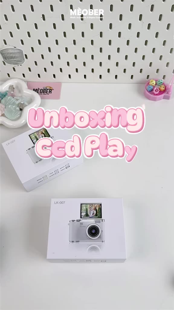 [Tặng thẻ nhớ] Máy ảnh kĩ thuật số digital CCD Play Camera - quay, chụp vintage, nhỏ gọn phong cách Children Y2K by MeoB | BigBuy360 - bigbuy360.vn