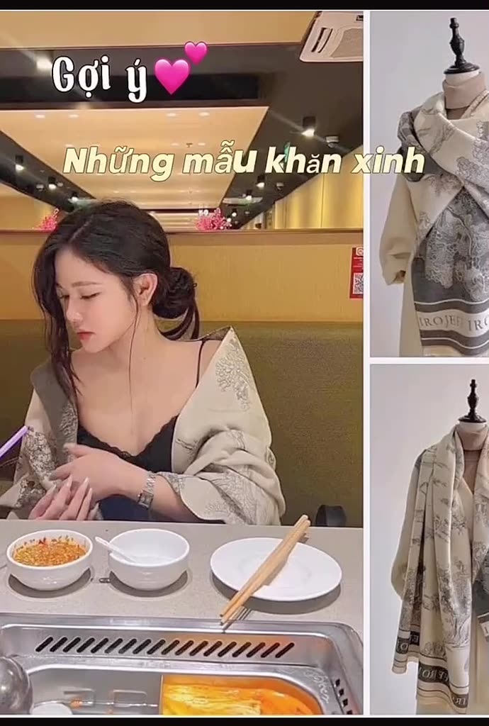 ORDER- (SẴN) Khăn Dạ Nỉ Mềm Mịn Chữ Hai Mặt | BigBuy360 - bigbuy360.vn