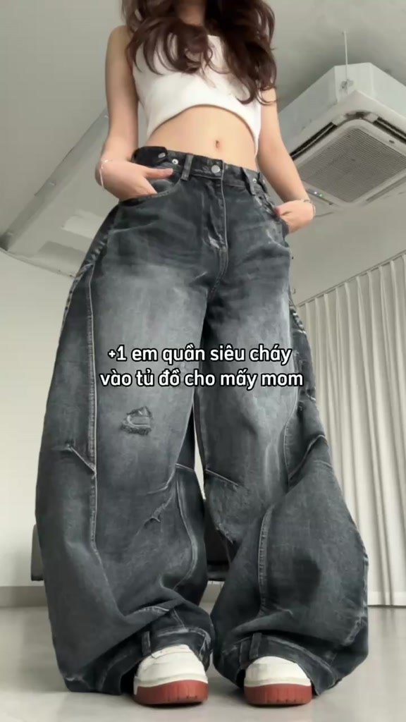 Quần Jeans Ống Cong Wash PREMIUM Đứng Form Tôn Dáng Unisex Nam Nữ - Đai Siết Eo | SSSTore.Aesthetic | BigBuy360 - bigbuy360.vn