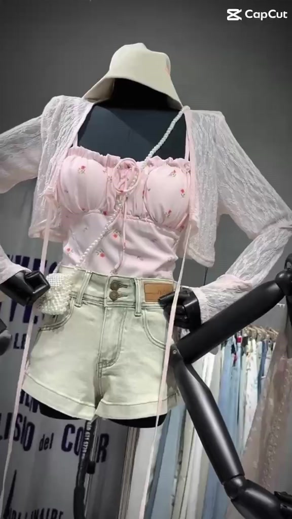 Quần Đùi Nữ Dáng Ngắn Form Chữ A Tag Da Quần Short Nữ Lưng Cao Hách Dáng chất Liệu Jeans Mềm Co Giãn Phong Cách Hàn Quốc | BigBuy360 - bigbuy360.vn