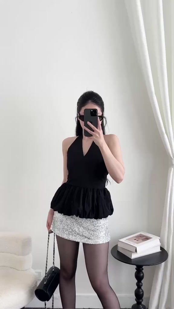 Áo Yếm Gió Trơn Nhiều Màu Lưng Chun Bo Chun Form Bí Xoè, Áo Kiểu Nữ | BigBuy360 - bigbuy360.vn