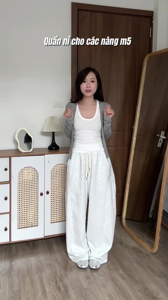 Quần nỉ 2 da form rộng ống cong ,Quần ống rộng nam nữ mềm mịn, không bai xù unisex | BigBuy360 - bigbuy360.vn